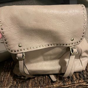 Tan Backpack Purse